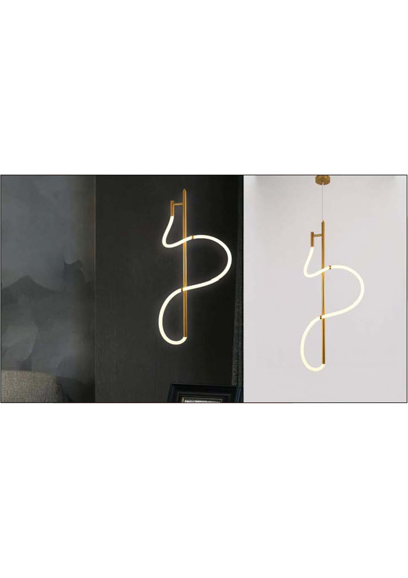 Beyond Lights - Gold Pendant Light- GL